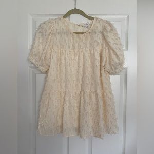 THML Boutique Textured Tunic Blouse